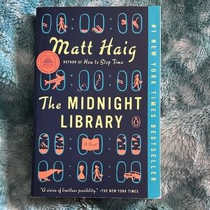 's The Midnight Library - Blue Hardcover